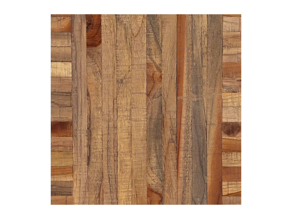 Meuble TV 110x30x39 cm teck massif récupéré