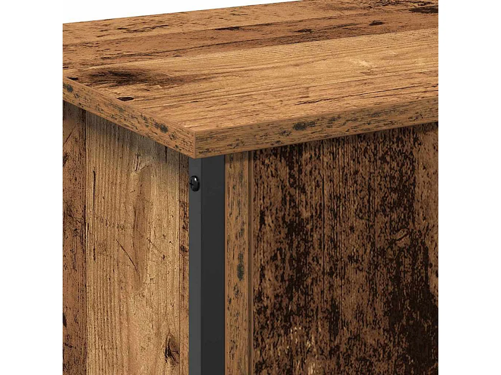 Meuble TV Bois ancien 100 x 35 x 45 cm Bois d'ingénierie