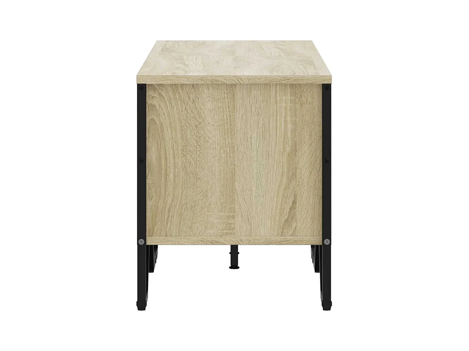 Meuble TV chêne sonoma 122x34x41 cm bois d'ingénierie
