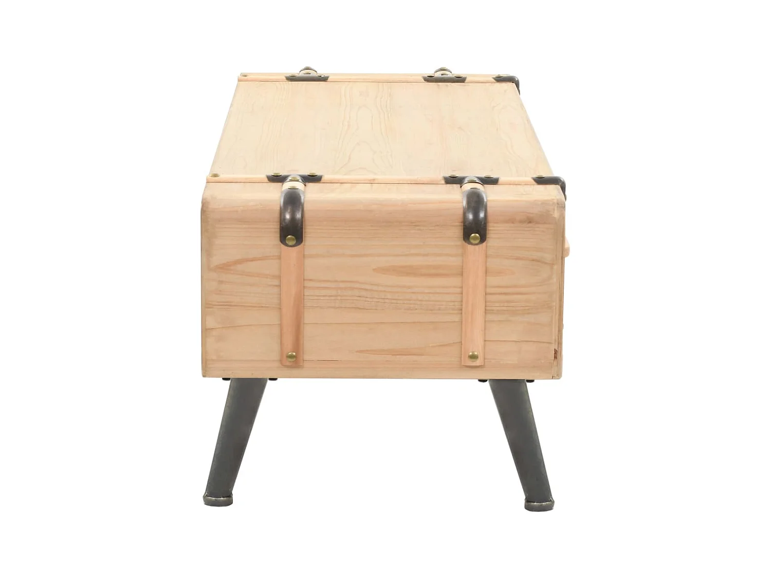 Mobile porta TV in legno massello di abete 120x33x35 cm