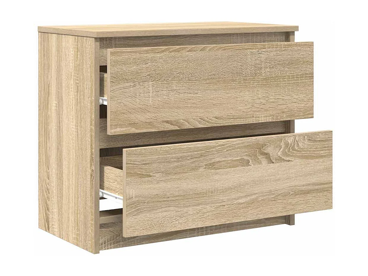 Meuble TV chêne sonoma 60x35x54 cm bois d'ingénierie