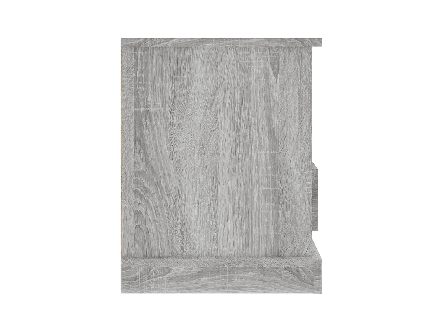 Meuble TV sonoma gris 93x35,5x45 cm bois d'ingénierie