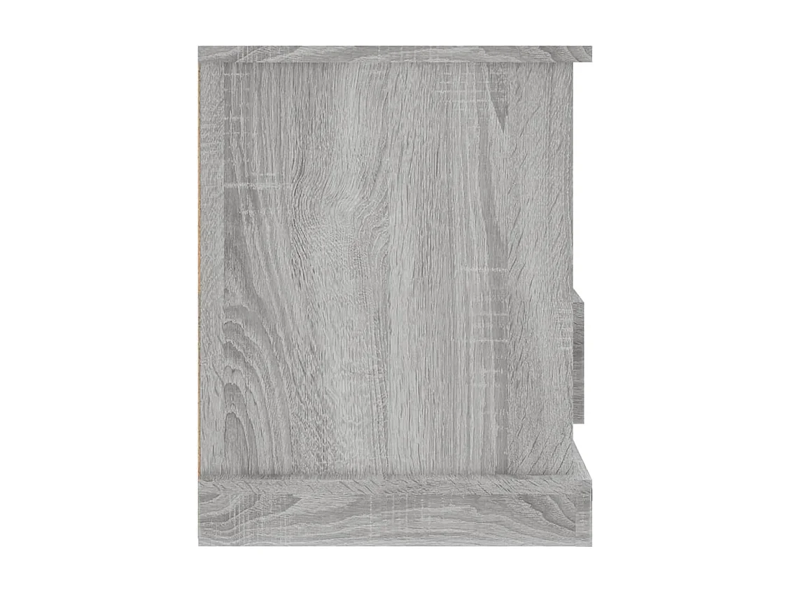 Meuble TV sonoma gris 93x35,5x45 cm bois d'ingénierie