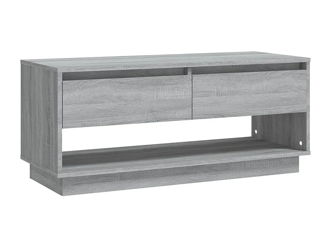 Mueble de TV Sonoma gris 102x41x44 cm Madera de ingeniería