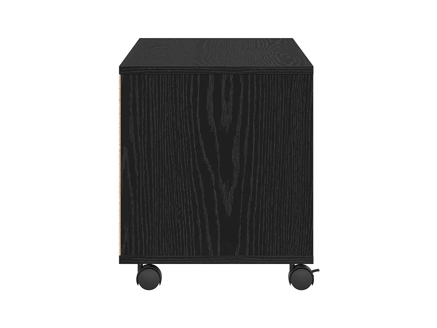 Meuble TV Noir 90 x 35 x 35 cm Bois d'ingénierie
