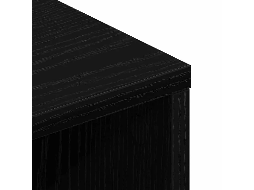 Meuble TV Noir 90 x 35 x 35 cm Bois d'ingénierie
