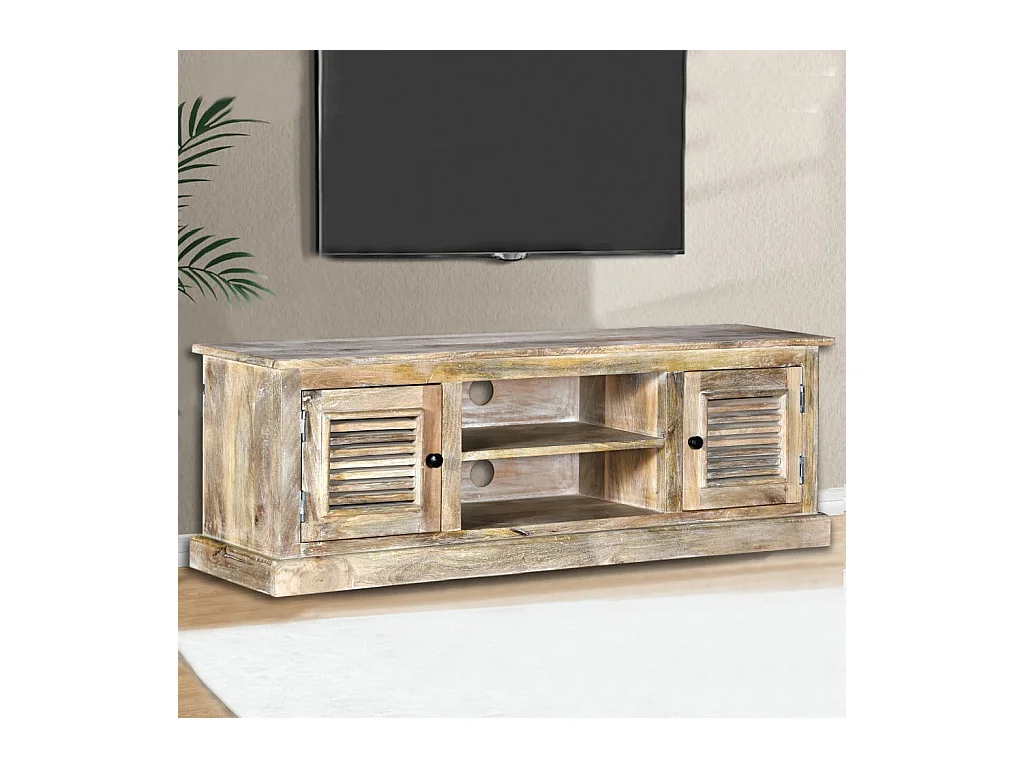 TV-Schrank aus massivem Mangoholz