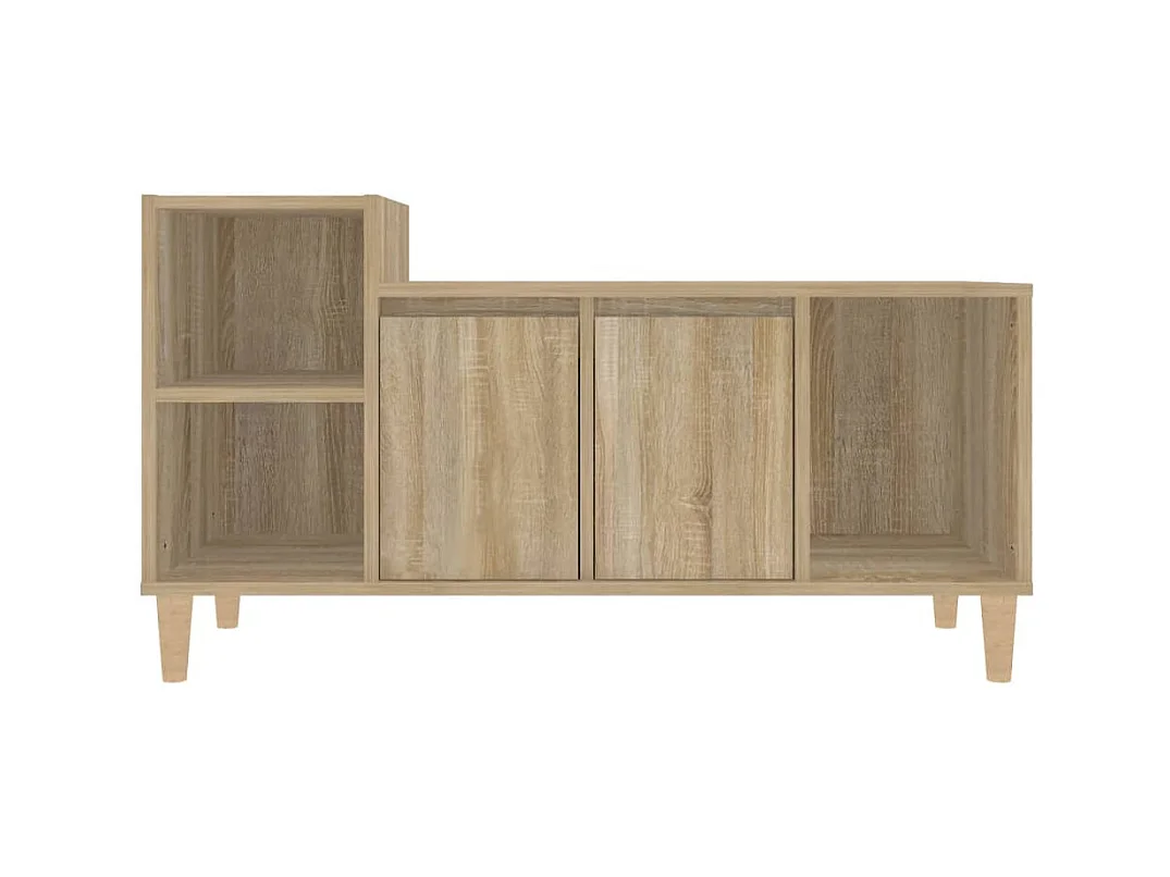 Meuble TV Chêne sonoma 100x35x55 cm Bois d'ingénierie
