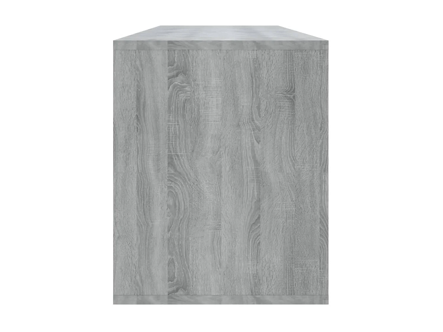Meuble TV sonoma gris 130x35x50 cm bois d'ingénierie