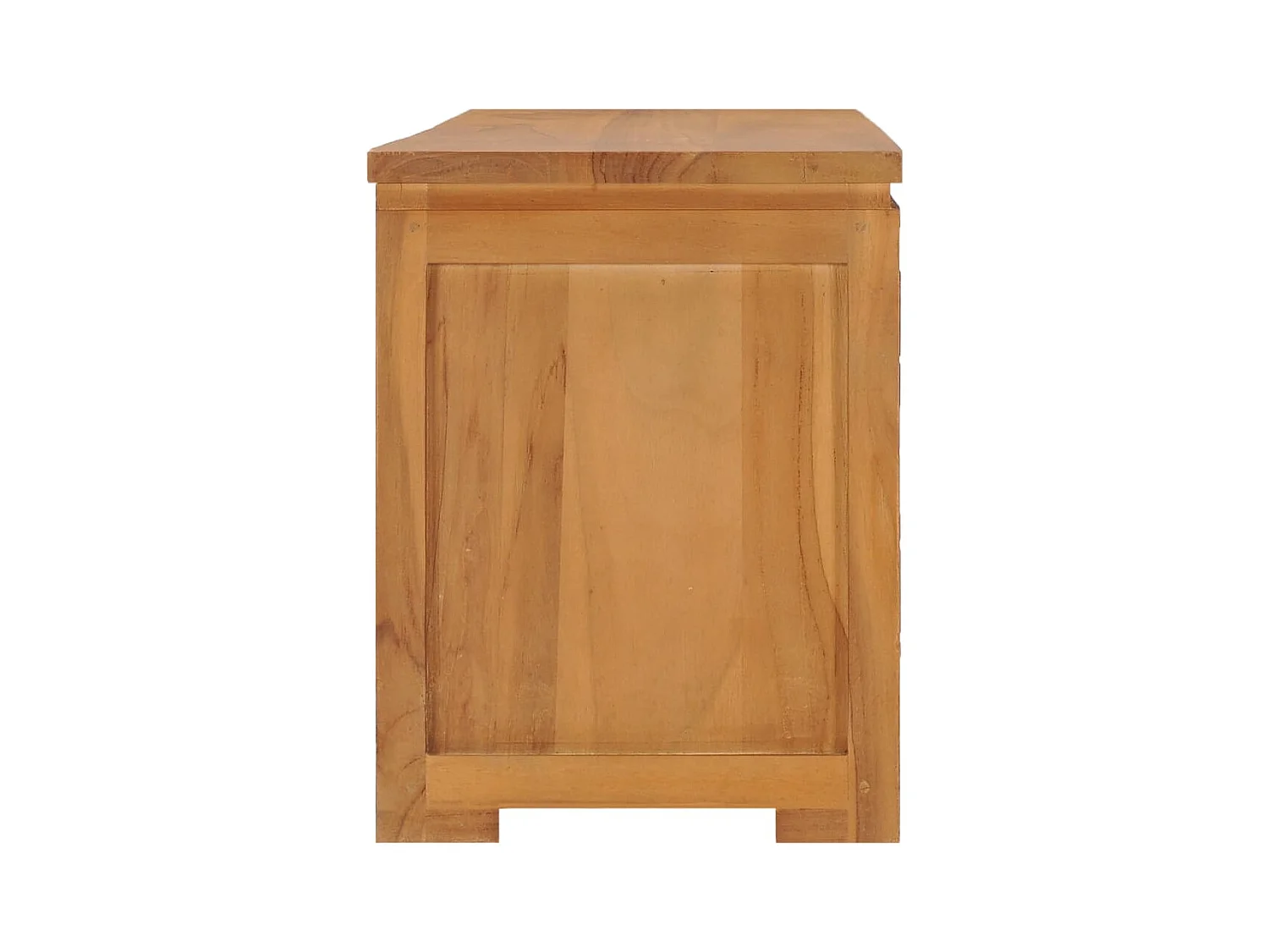 TV-kast 110x30x40 cm Massief teakhout