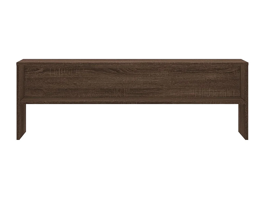 Meuble TV chêne marron 120x40x40 cm bois d'ingénierie