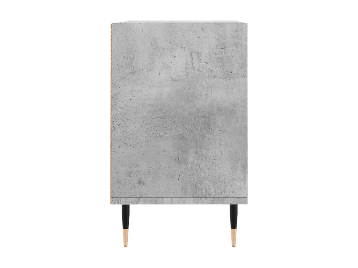 Meuble TV gris béton 69,5x30x50 cm bois d'ingénierie