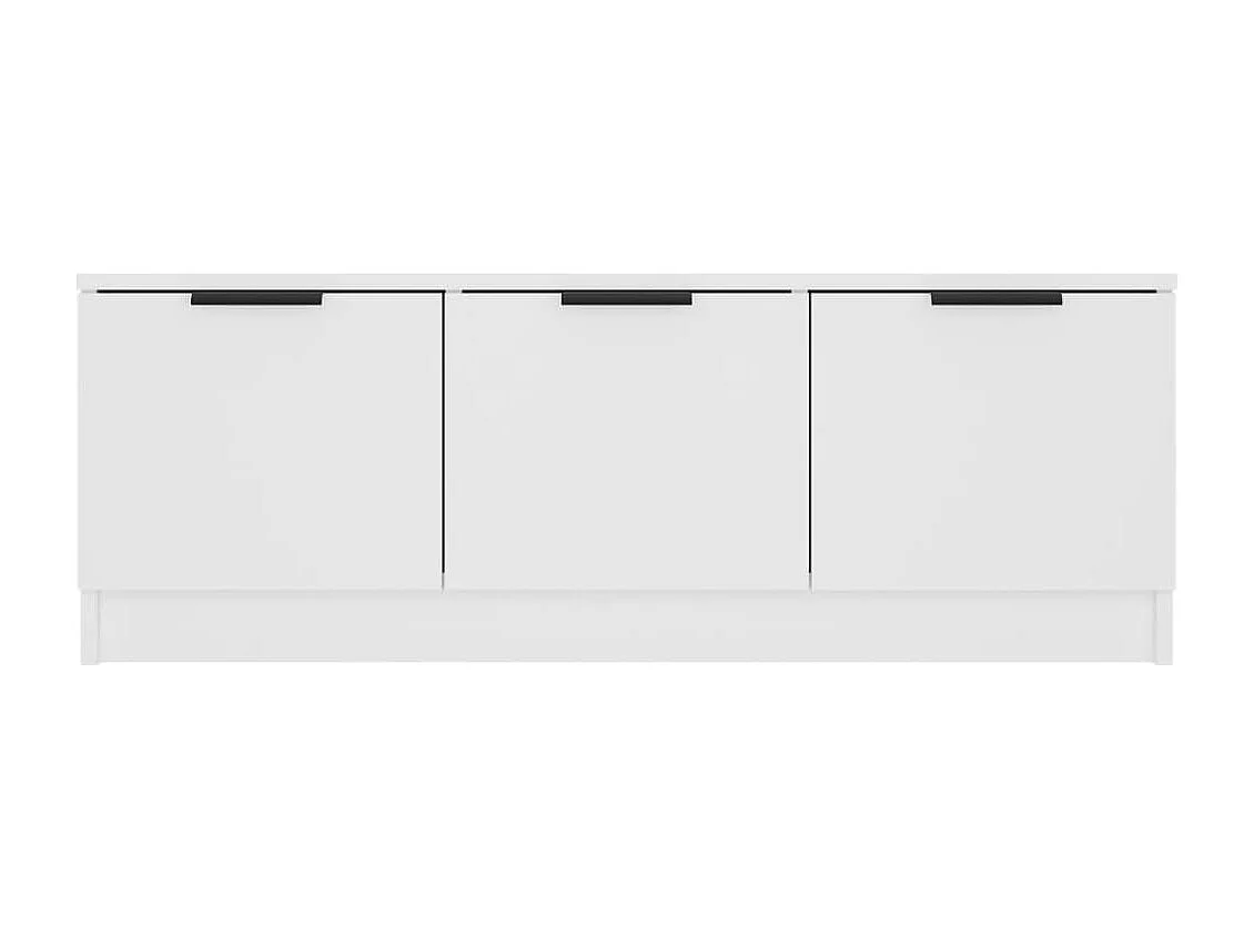 Witte tv-kast 102x35x36,5 cm Technisch hout