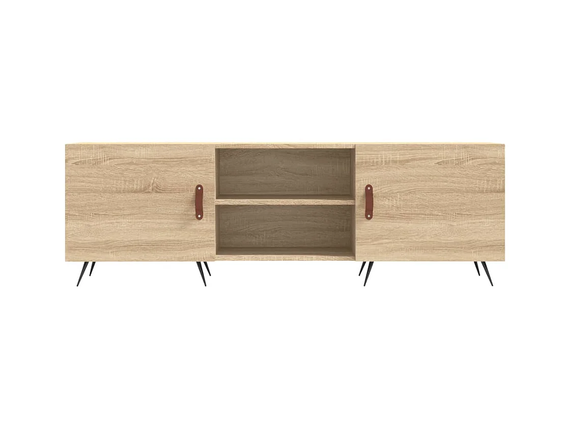 Sonoma eiken tv-kast 150x30x50 cm bewerkt hout