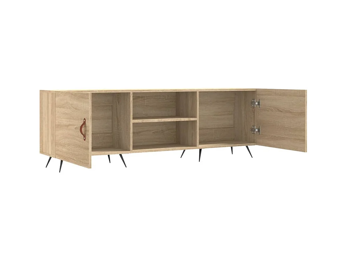 Sonoma eiken tv-kast 150x30x50 cm bewerkt hout