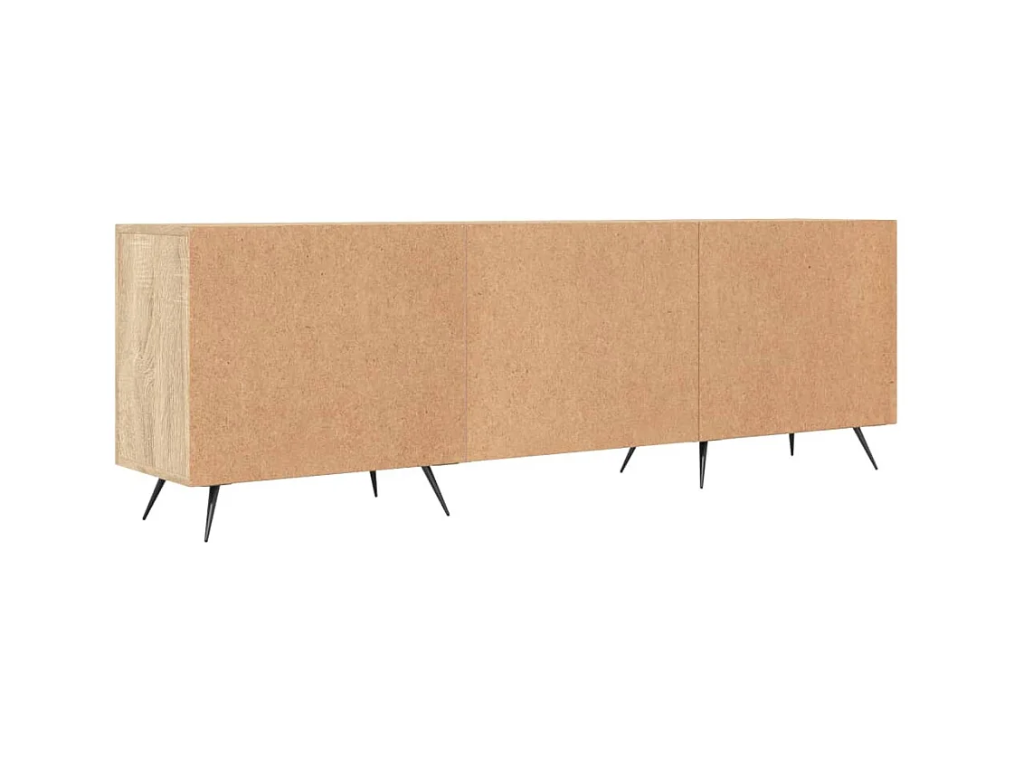 Sonoma eiken tv-kast 150x30x50 cm bewerkt hout