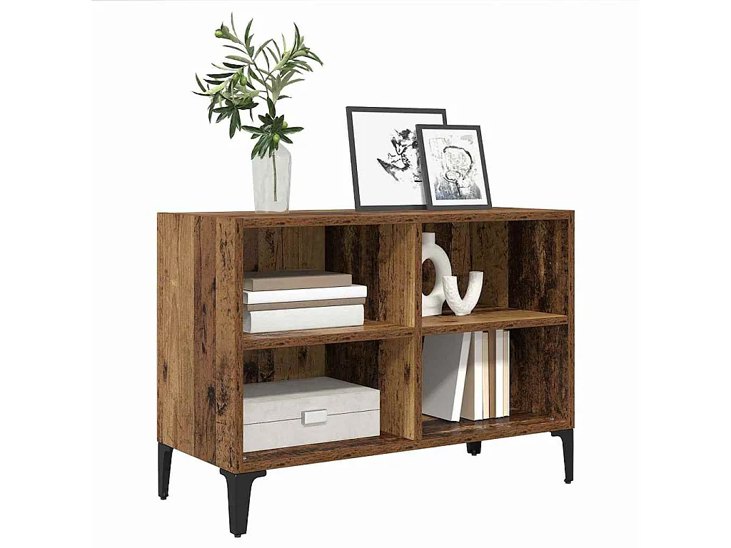 Meuble TV Marron 69.5 x 30 x 50 cm Bois d'ingénierie