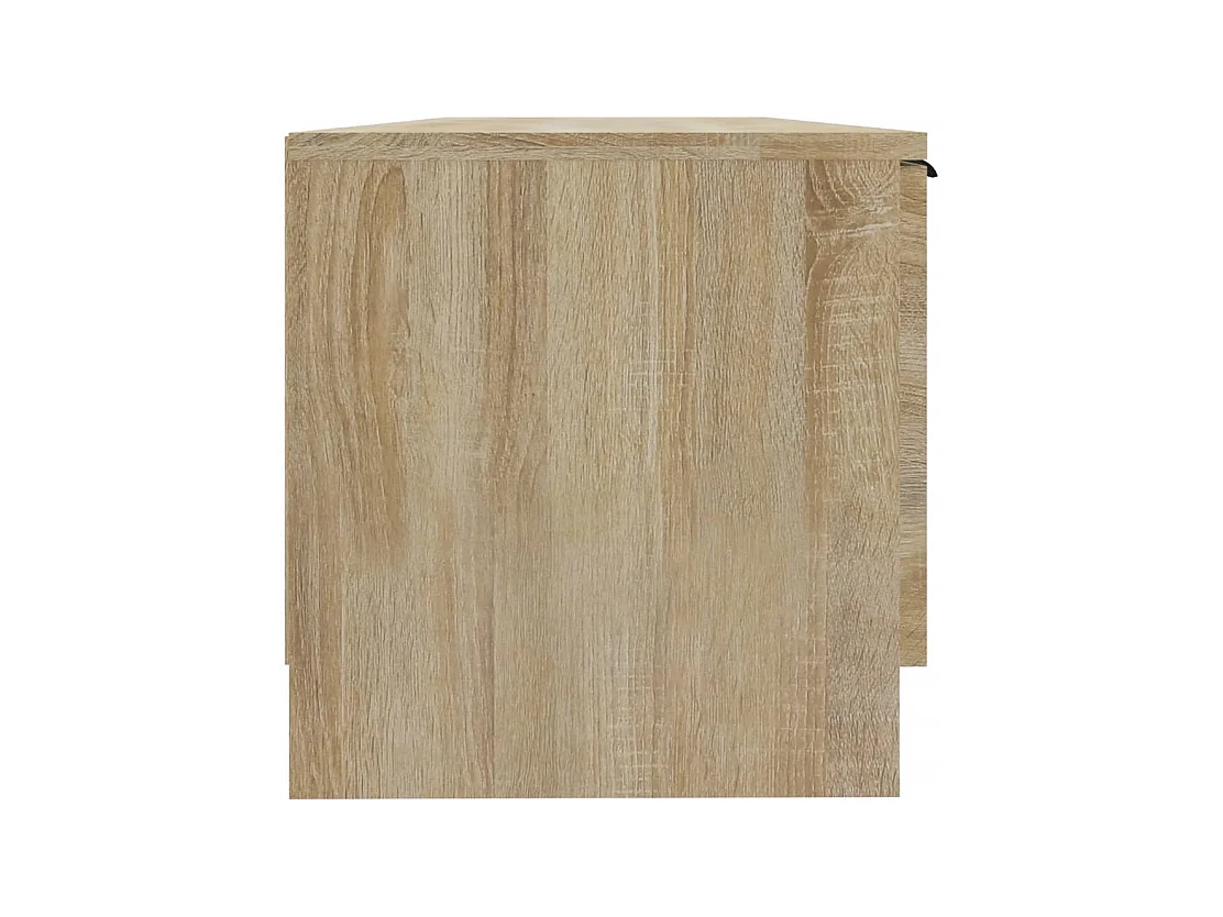 Mobile TV in rovere Sonoma 102x35x36,5 cm in legno ingegnerizzato