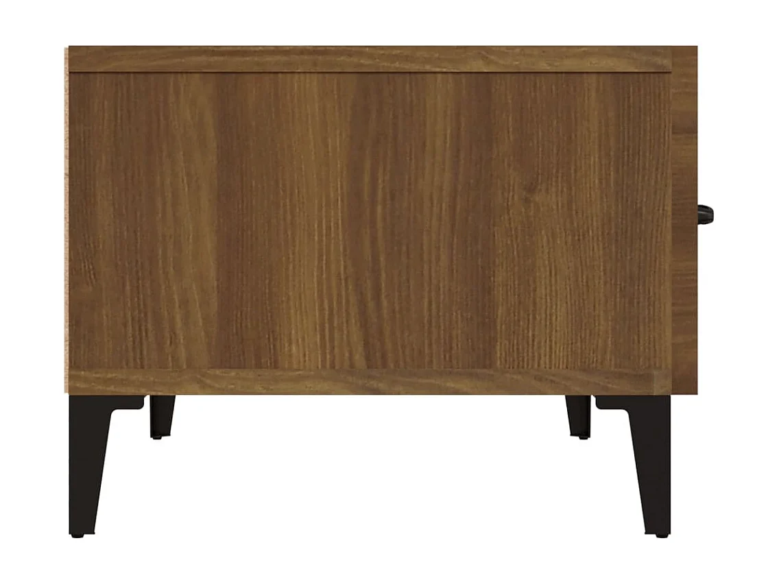 Mobile TV Rovere marrone 150x34,5x30 cm Legno ingegnerizzato