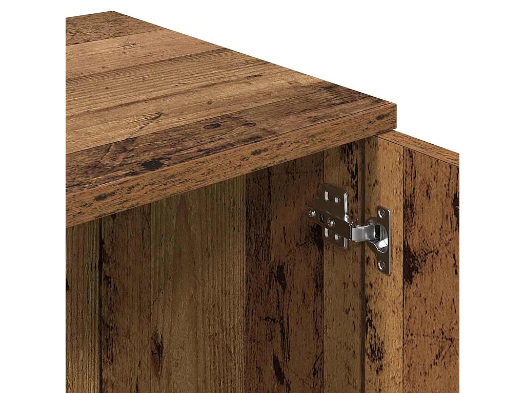 Meuble TV vieux bois 120x34x37 cm bois d'ingénierie