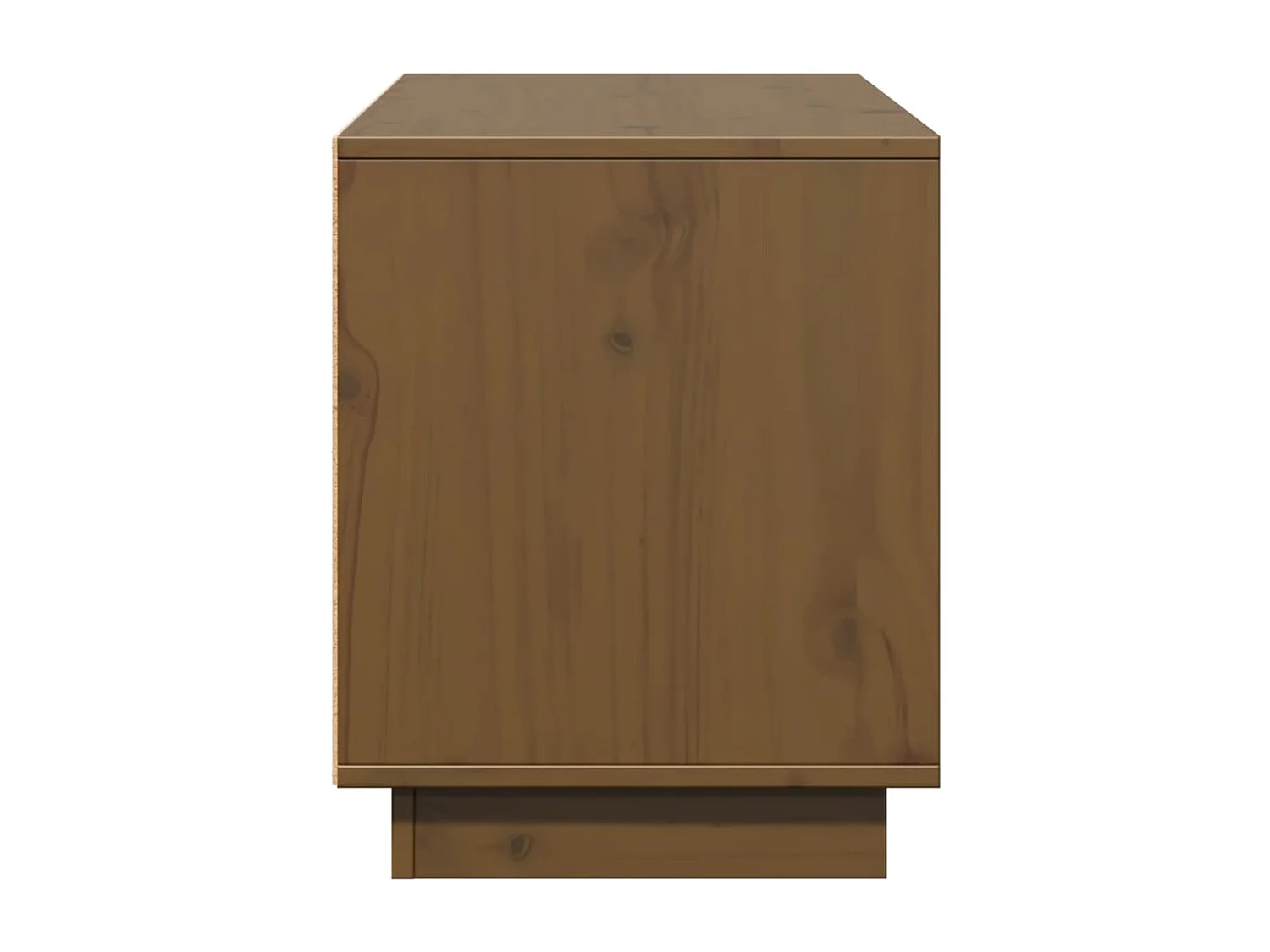 Honigbrauner TV-Schrank 110,5 x 35 x 44 cm Massivholz Kiefer