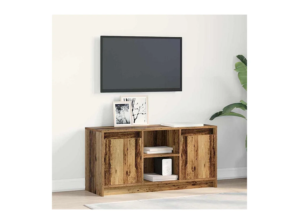 Meuble TV Marron 100 x 34 x 50 cm Bois d'ingénierie