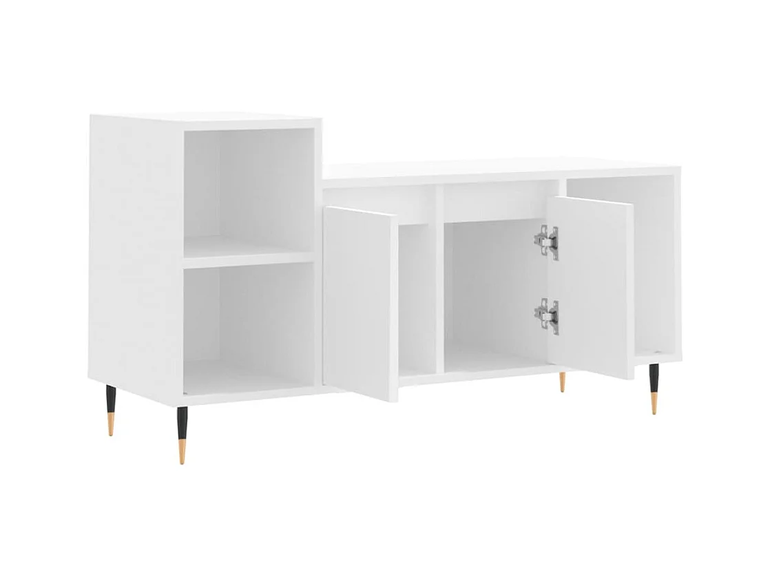 Mobile TV bianco 100x35x55 cm Legno ingegnerizzato
