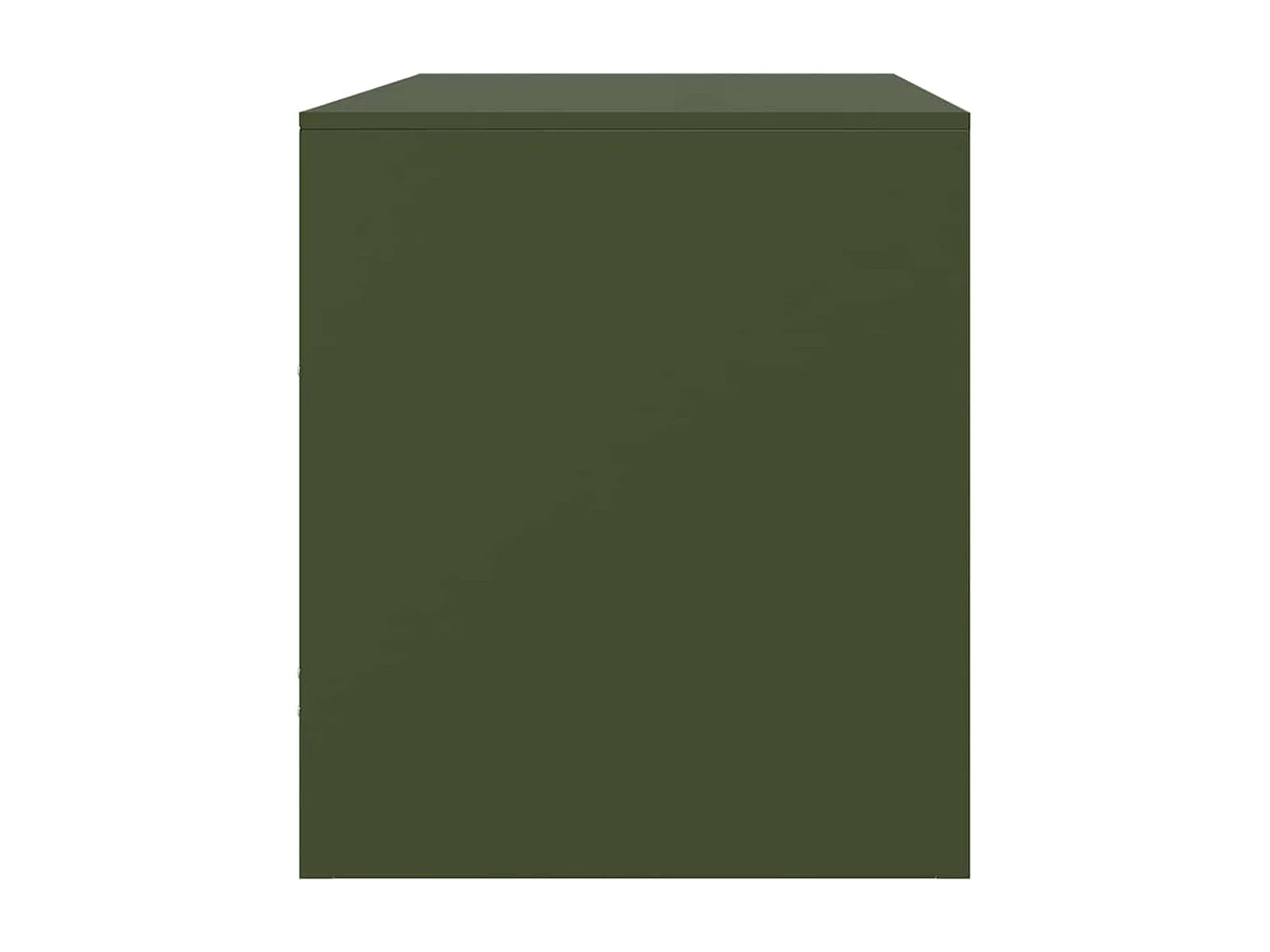 Olijfgroene tv-kast 67x39x44 cm staal