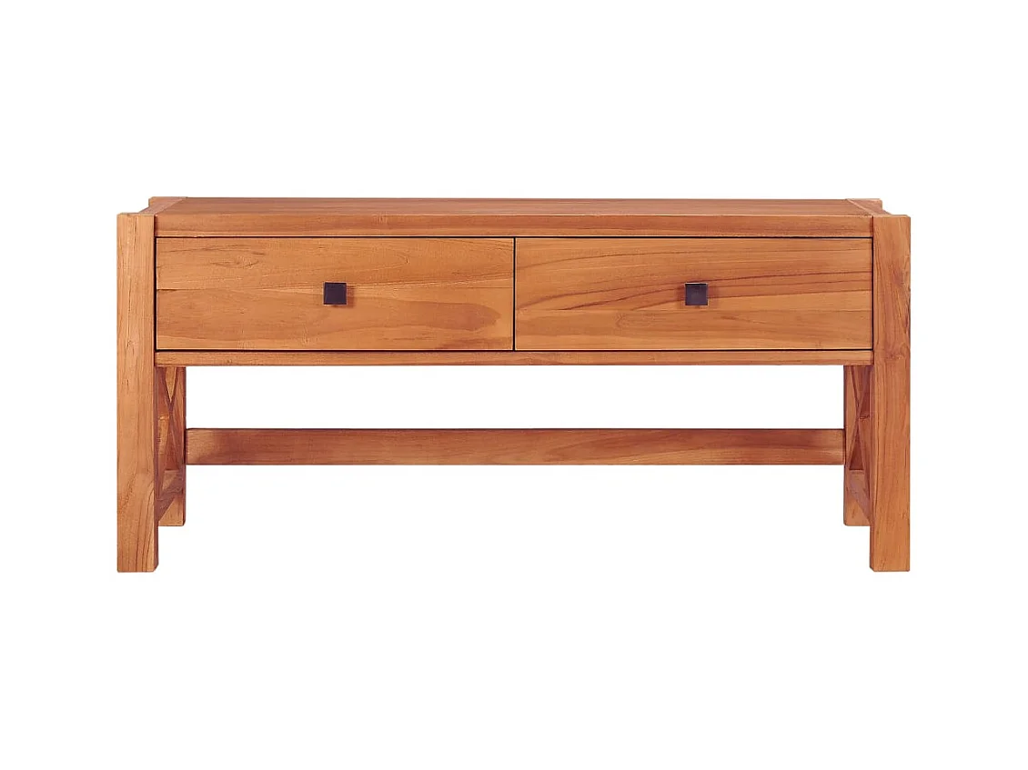 Mobile porta TV 100x40x45 cm Legno di teak