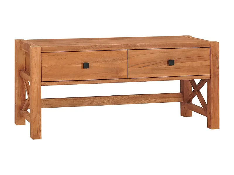 Mobile porta TV 100x40x45 cm Legno di teak