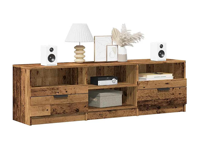 Mobile porta TV in legno vecchio 150x33,5x45 cm in legno ingegnerizzato