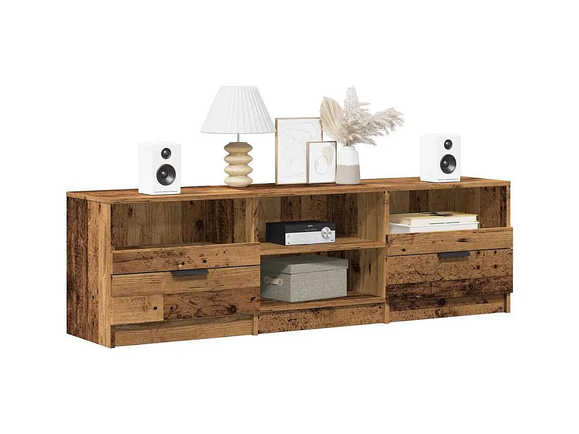 Mobile porta TV in legno vecchio 150x33,5x45 cm in legno ingegnerizzato