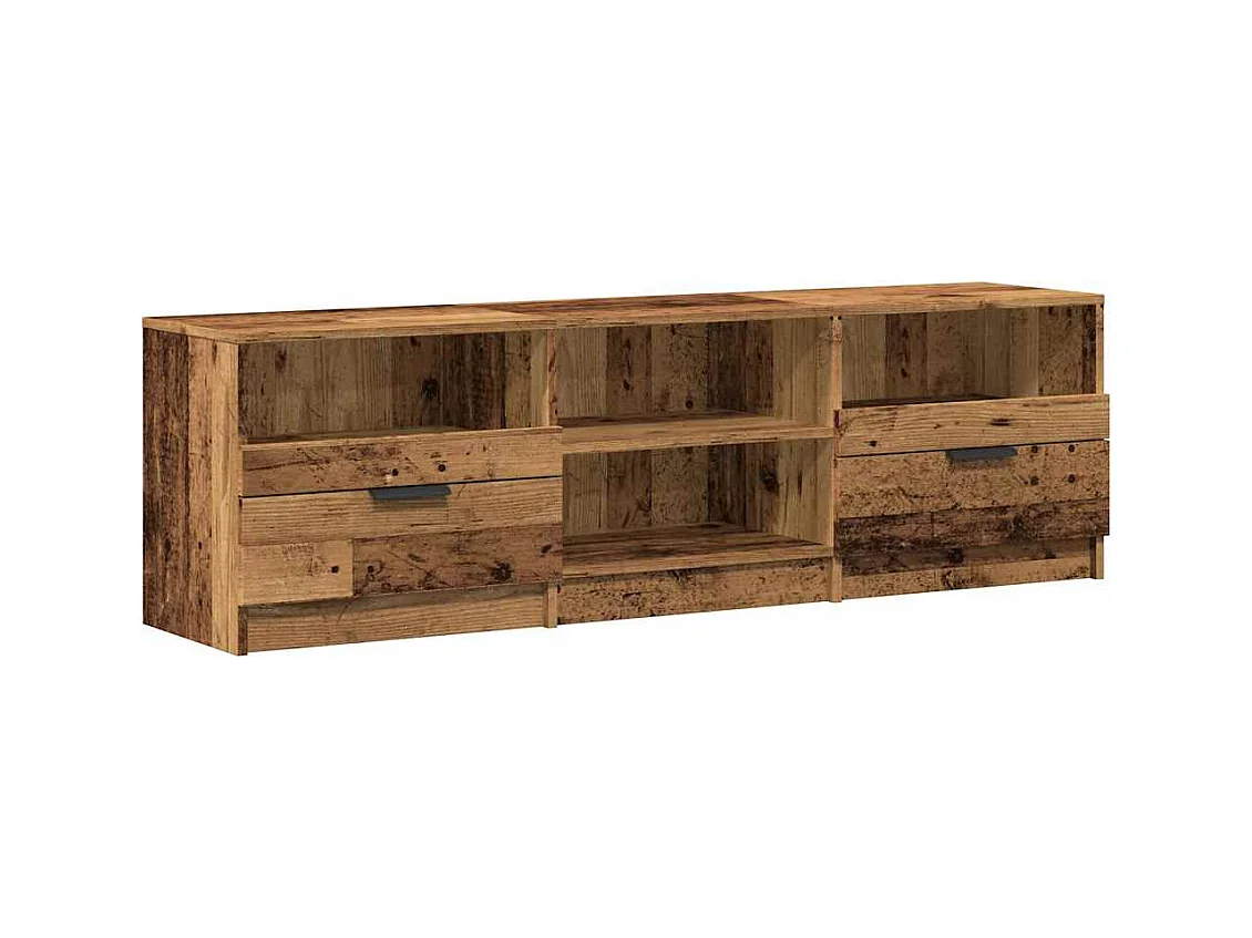 Mobile porta TV in legno vecchio 150x33,5x45 cm in legno ingegnerizzato