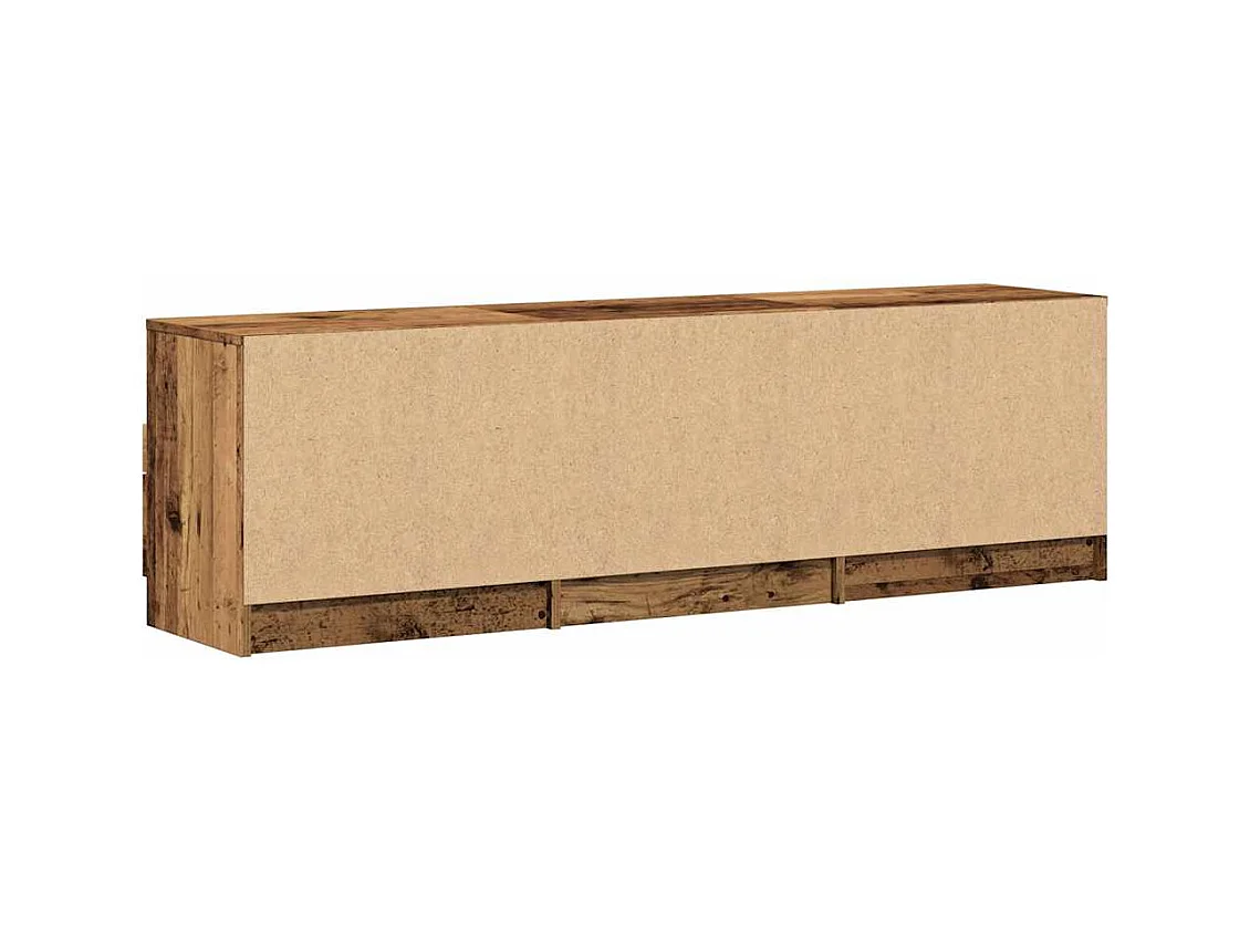 Mobile porta TV in legno vecchio 150x33,5x45 cm in legno ingegnerizzato