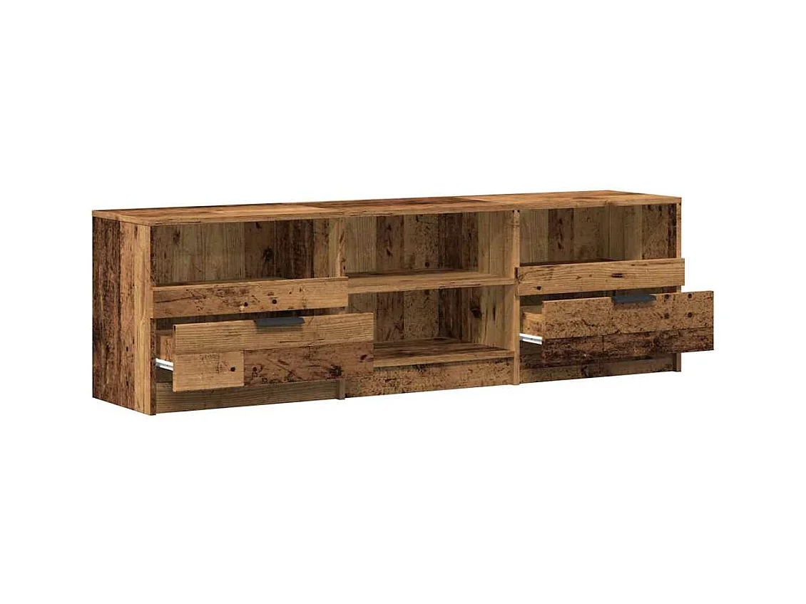 Mobile porta TV in legno vecchio 150x33,5x45 cm in legno ingegnerizzato