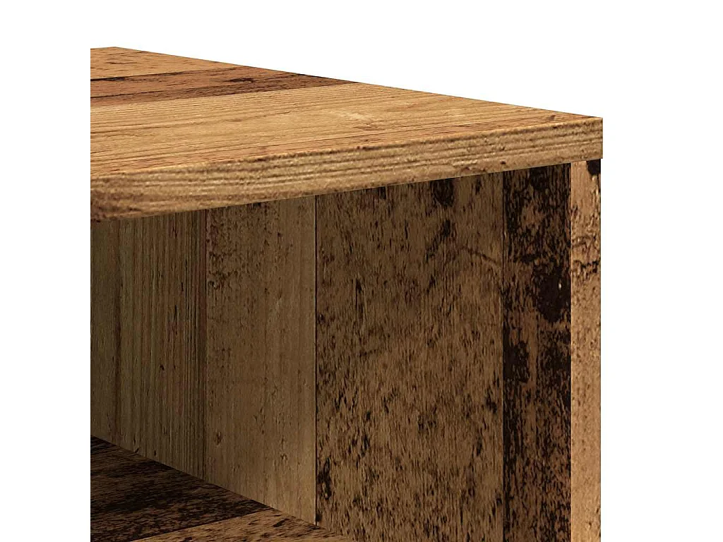 Meuble TV vieux bois 150x33,5x45 cm bois d'ingénierie