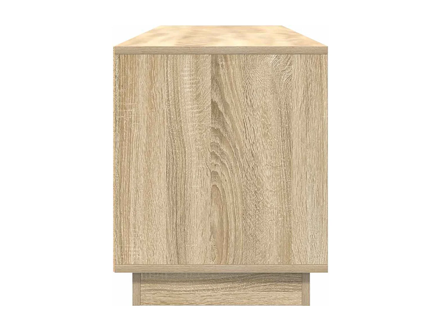 TV-meubel met LED-verlichting Sonoma eiken 193,5x41x50 cm