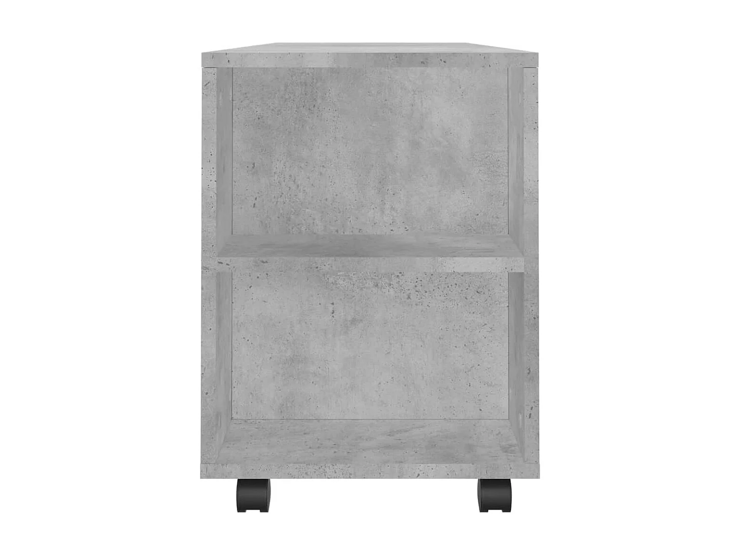 Mobile TV grigio cemento 102x34,5x43 cm in legno ingegnerizzato