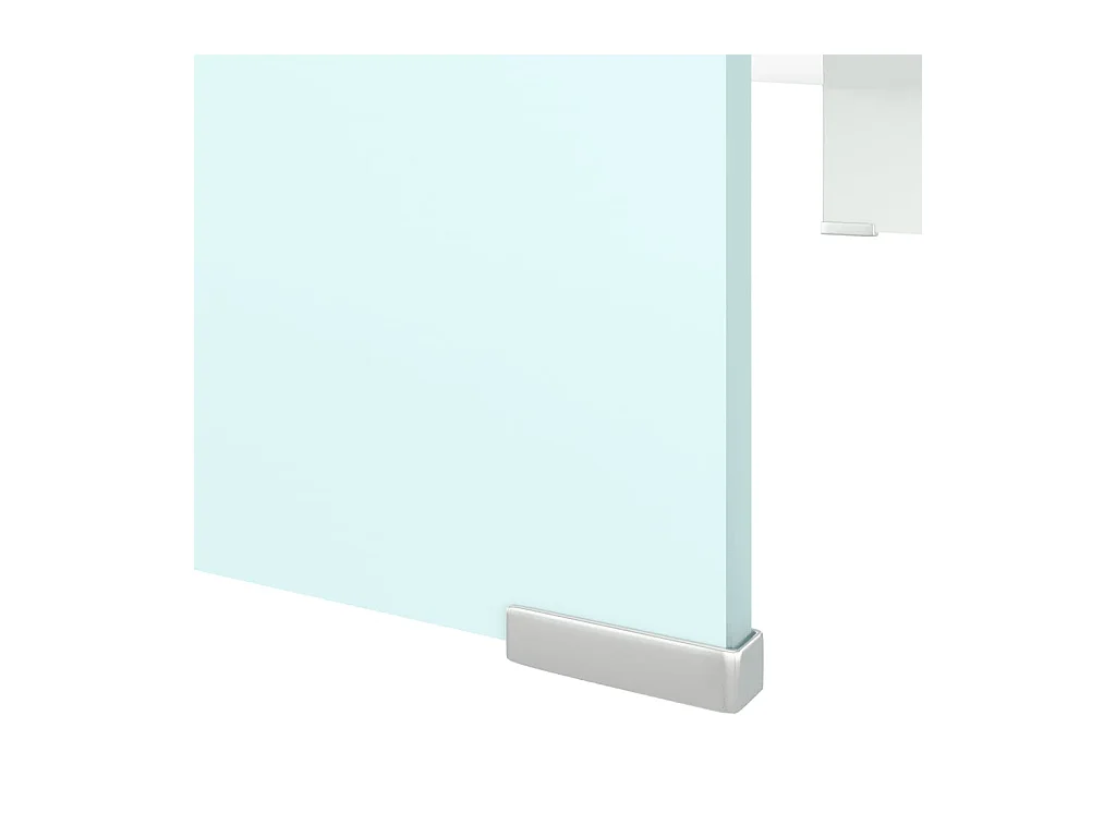 TV-standaard/Monitorstandaard 90x30x13 cm groen glas
