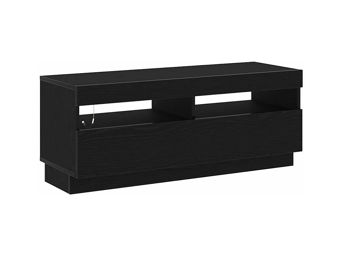 Meuble TV Noir 100 x 35 x 40 cm Bois d'ingénierie