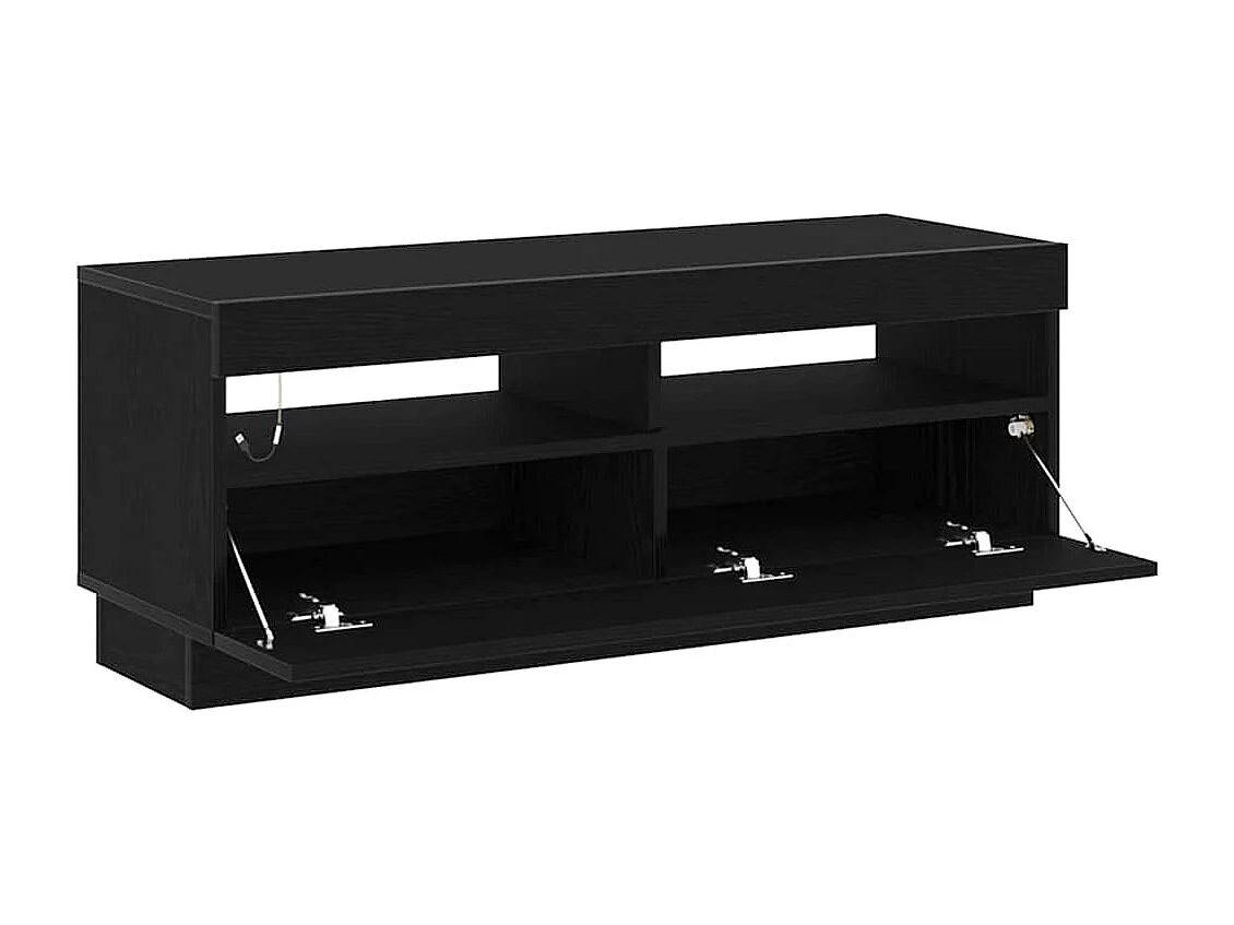 Meuble TV Noir 100 x 35 x 40 cm Bois d'ingénierie