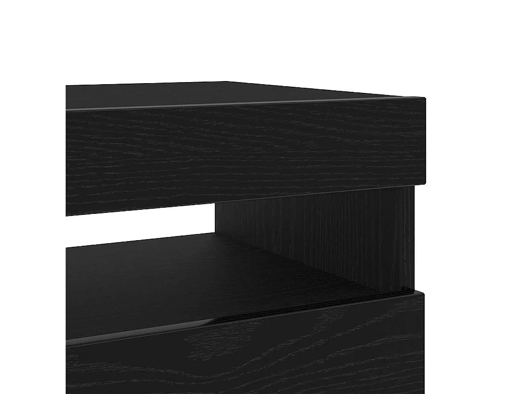 Meuble TV Noir 100 x 35 x 40 cm Bois d'ingénierie