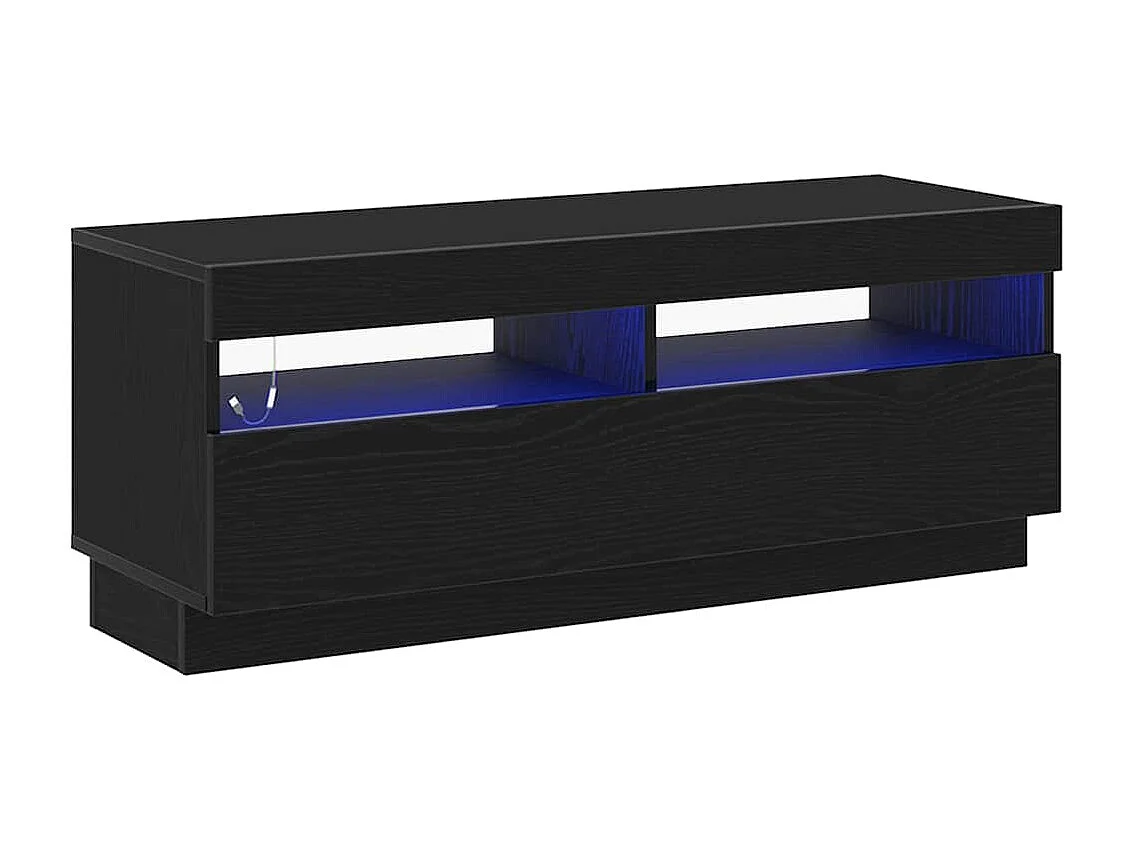 Meuble TV Noir 100 x 35 x 40 cm Bois d'ingénierie