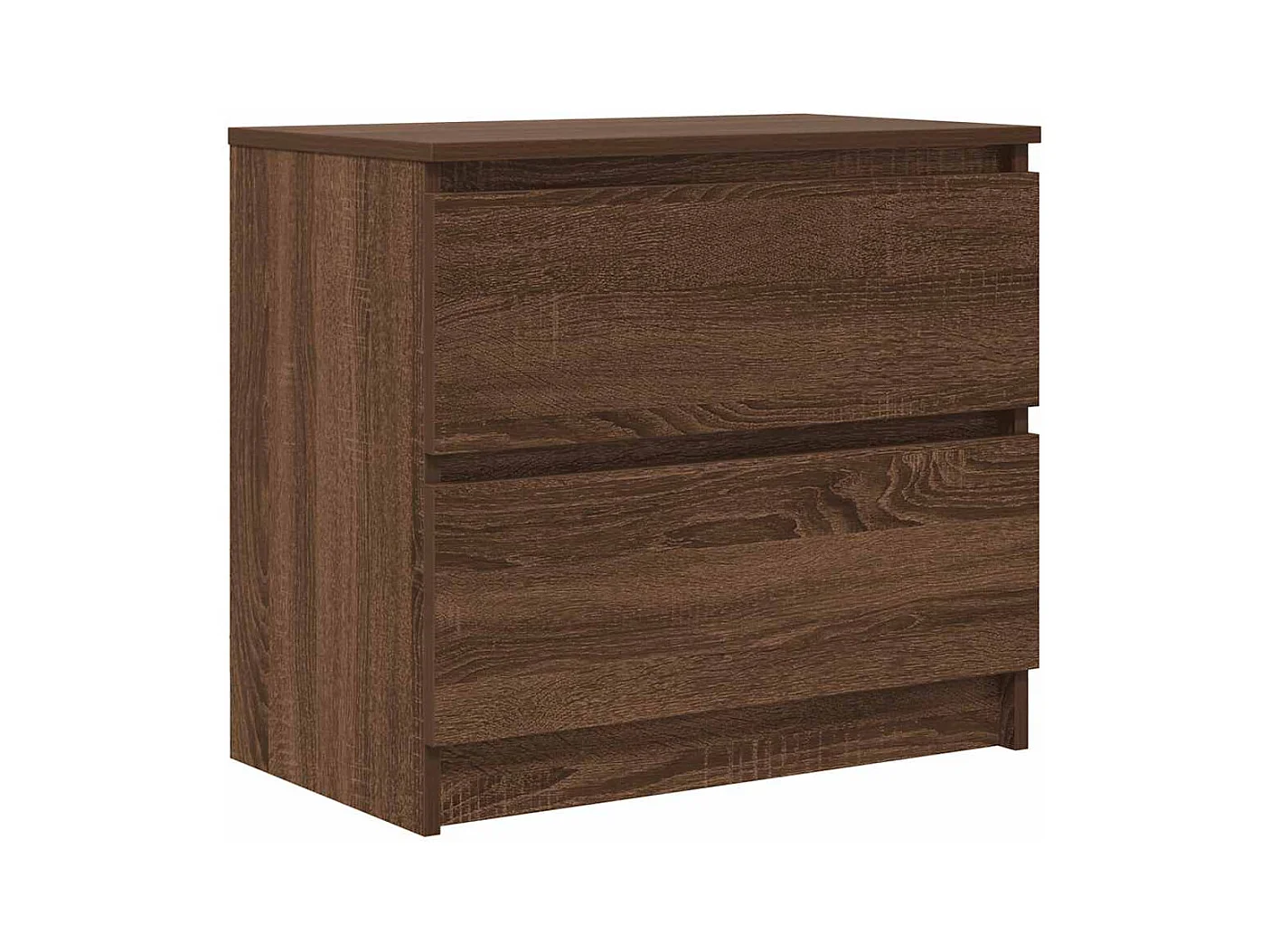 Meuble TV chêne marron 60x35x54 cm bois d'ingénierie