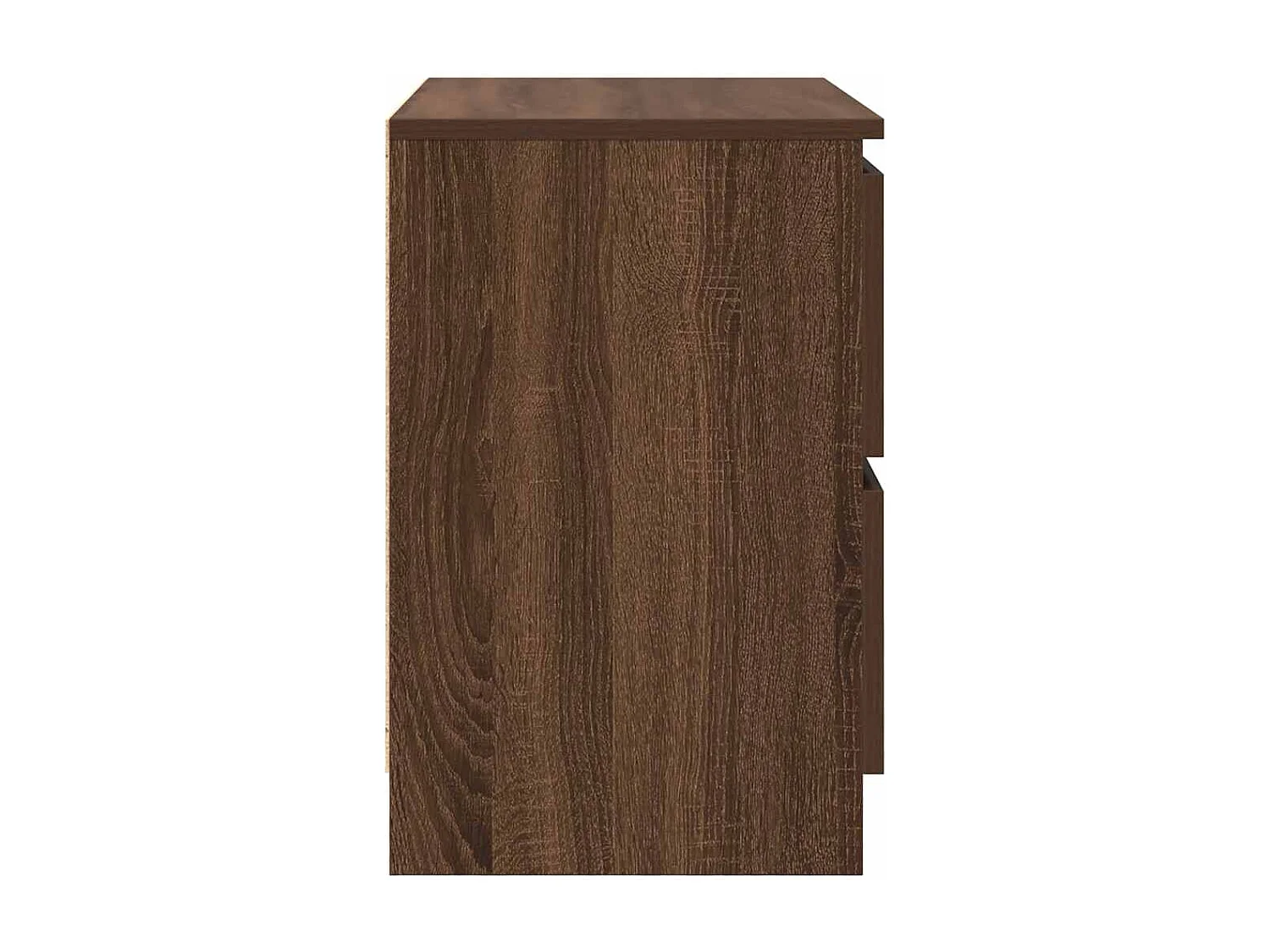 Meuble TV chêne marron 60x35x54 cm bois d'ingénierie