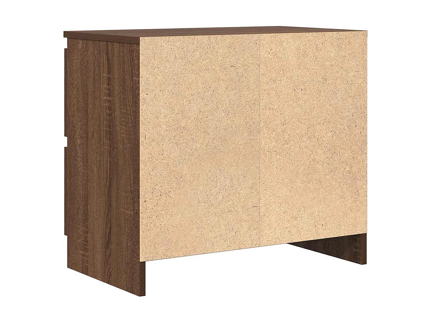 Meuble TV chêne marron 60x35x54 cm bois d'ingénierie