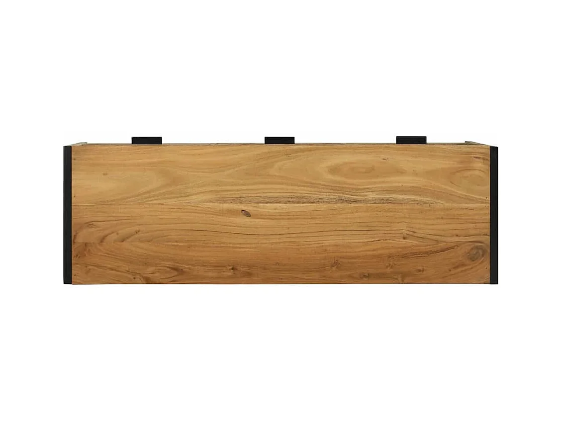 Meuble TV Marron 100 x 35 x 50 cm Bois d'acacia massif