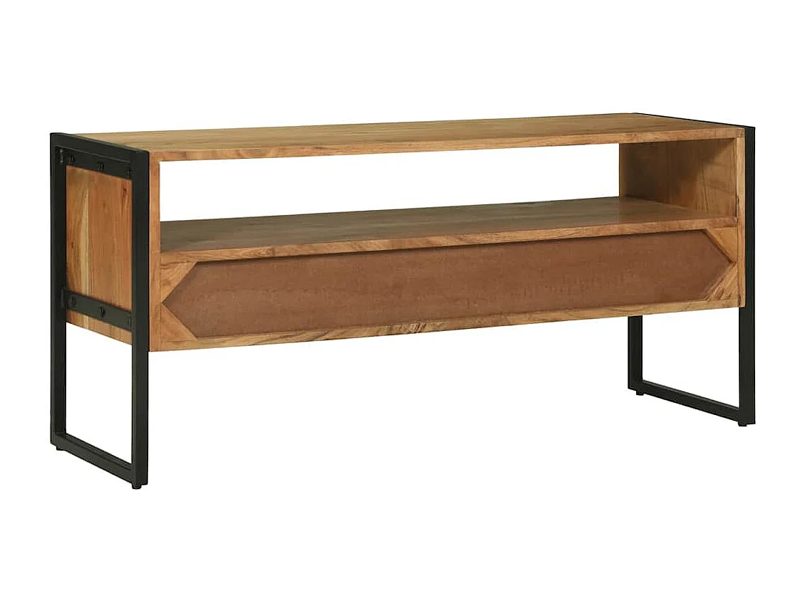 Meuble TV Marron 100 x 35 x 50 cm Bois d'acacia massif