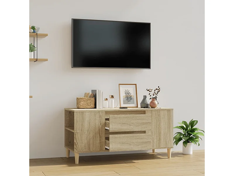 Sonoma Eiken TV-meubel 102x44,5x50 cm Technisch hout