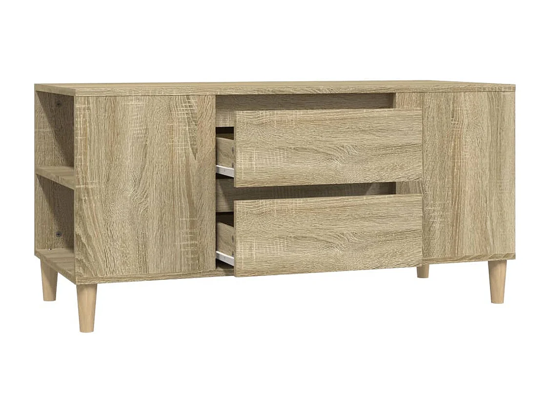 Sonoma Eiken TV-meubel 102x44,5x50 cm Technisch hout